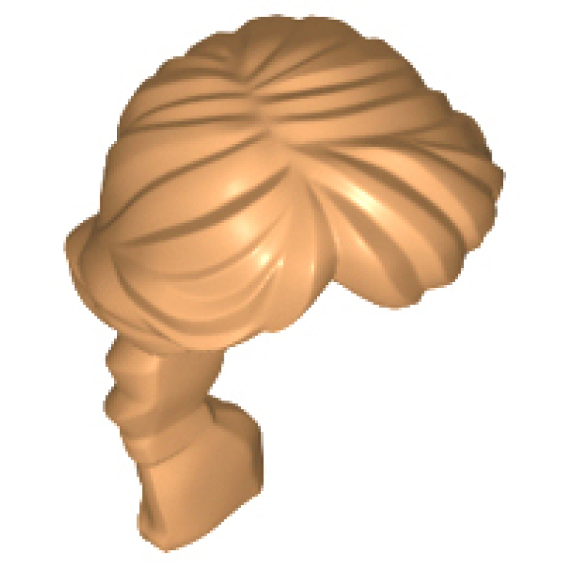 Haar in Franse Vlecht Medium Nougat